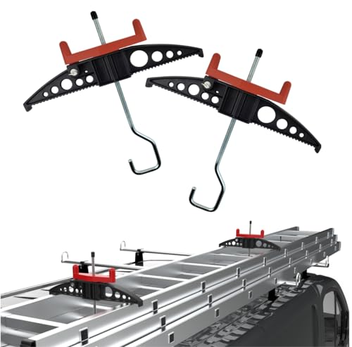 Van-Leiterklammern – Easy Clamps – Klemmleitern sicher an Dachträgern bis zu 55 mm Breite Integrierte Schlüsselschlösser von Autorack Products