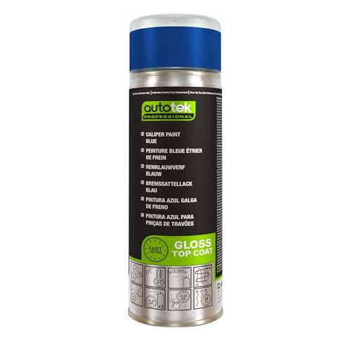 Autotek Professional Blue Caliper Spray Paint - Aerosol Spray for Brake Calliper and Drums 300 ml von Autotek