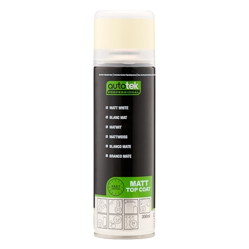 Autotek Professional Matt White Spray Paint, Aerosol spray, 300 ml Autotek Professional Matt White Spray Paint, Aerosol spray, 300 ml von Autotek