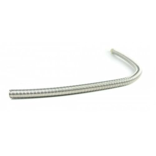 Abgasrohr Abgasschlauch 22mm 24mm 30mm 38mm 2-lagig rostfreier Stahl INOX für Standheizung Dieselheizung Notstromaggregat Stromgenerator Stromerzeuger (24mm (Länge: 1m)) von Autoterm