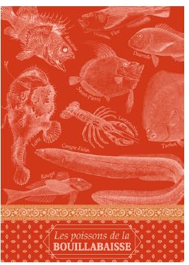 Autrefois Küchentuch, Jacquard, Rot, 48 x 70 cm, Geschirrtuch, 100 % Baumwolle, Motiv Kochrezepte, Bouillabaisse, Geschenk zum Muttertag Autrefois Küchentuch, Jacquard, Rot, 48 x 70 cm, Geschirrtuch, 100 % Baumwolle, Motiv Kochrezepte, Bouillabaisse, Geschenk zum Muttertag von Autrefois