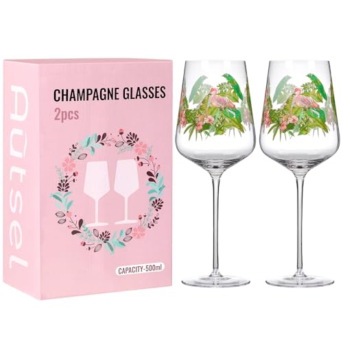 Autsel Weingläser Set 2er • Aperol Gläser (500 ml) • Kratzfeste Weingläser • Weinglas Personalisiert • Zeitlose Gläser für Weißwein • Schöne Geschenke von Autsel