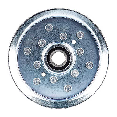Flache Spannrolle 756-05034 GY20110 für John Deere 102 105 115 125 135 155C D140 S220 S240 X107 X127 X167 Z225 Z235 Sabre 14 .542GS 1642HS 1742 Scotts L1742 GY20629 GY22082 756-05034A 1 Packung von Autsurles