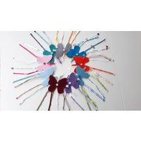 Barrettenhalter, Filz Schmetterlingsständer - Dekoration Barrettenhalter, Filz Schmetterlingsständer - Dekoration von Aux4ptitespommes