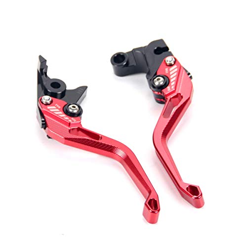 Auzkong Brems Kupplungshebel Kompatibel mit HONDA CB125R (2019) CB500 F (2013-2019) MSX 125 Grom (2014-2019) CBR500R (2013-2019) Kupplung Bremshebel Rot von Auzkong