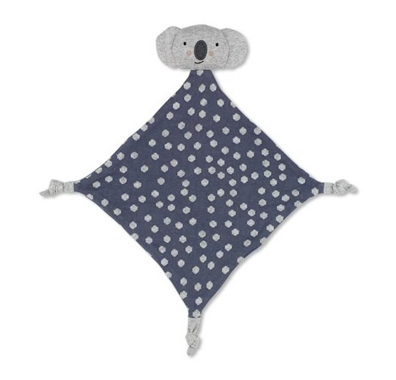 Ava & Yves Schmusetuch Kuscheltuch mit Tierkopf 25x25cm Schnuffeltuch von Ava & Yves