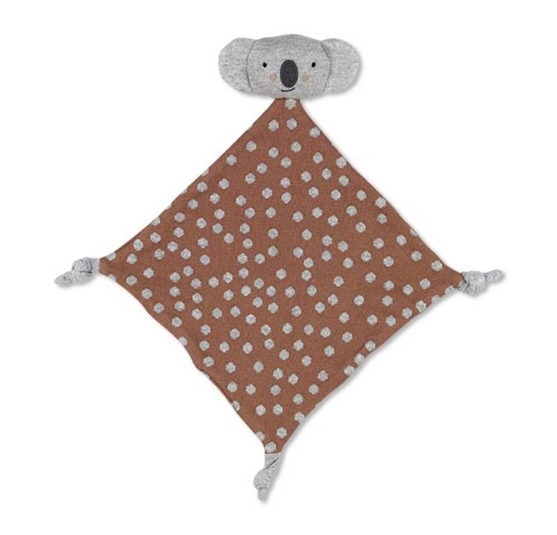 Ava & Yves Schmusetuch Kuscheltuch mit Tierkopf 25x25cm Schnuffeltuch von Ava & Yves