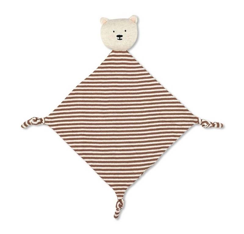 Ava & Yves Schmusetuch Kuscheltuch mit Tierkopf 25x25cm Schnuffeltuch von Ava & Yves