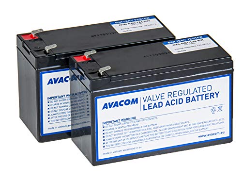 Avacom Batterie-Kit für Renovierung RBC124 (2Stück Highrate Batterien) von Avacom