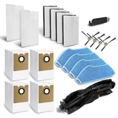 Ersatzteile, kompatibel mit Lefant M2/M2S Pro M2 Plus Roboter-Staubsauger, Rollenbürstenfilter, Wischpads, Basisfilter, Staubbeutel Ersatzteile, kompatibel mit Lefant M2/M2S Pro M2 Plus Roboter-Staubsauger, Rollenbürstenfilter, Wischpads, Basisfilter, Staubbeutel von Avaenzo