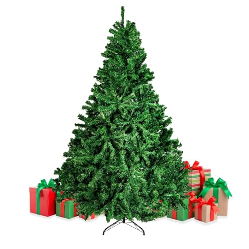 Luxury Realistischer Weihnachtsbaum, 180 cm, 1140 cm, Kiefernholz, PVC, Grün, 180 cm von Avalon