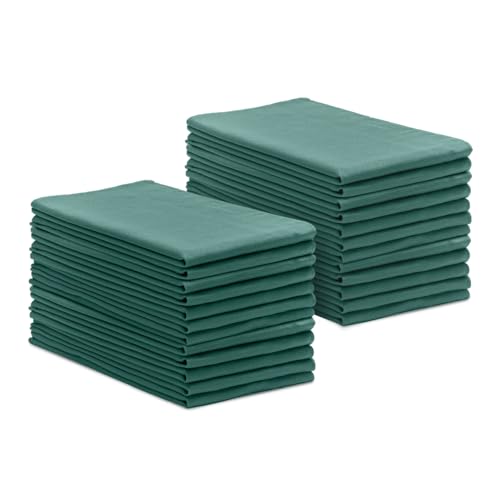 Avalon Towels Chirurgische Huck-Handtücher (24 Stück) Größe 43,2 x 66 cm, 100 % Baumwolle, Reinigungstücher, Mehrzweck, perfekt für Krankenhäuser und Zuhause (grün) von Avalon Towels