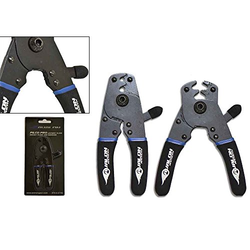 Avalon Pilco Pro - Nockpunktzange mit Nockpunktöffner (Schwarz, Grau, Blau) aus Chrom-Vanadium-Stahl und Chrom-Molybdän-Stahl von Avalon