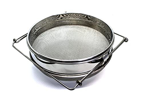 Ausziehbares Honigsieb mit Doppelsieb, feinmaschiger Honigsieb, ausziehbar, aus Edelstahl, für Marmelade, Pulver, Öl Ausziehbares Honigsieb mit Doppelsieb, feinmaschiger Honigsieb, ausziehbar, aus Edelstahl, für Marmelade, Pulver, Öl von Avalon