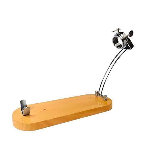 Avalon AA100-001-0001 Home Schinkenkopf aus rostfreiem Edelstahl faltbar Schinkenhalter, Acier, braun von Avalon