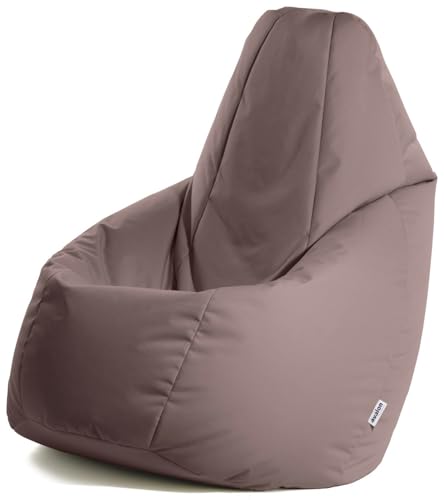 Avalon - Sitzsack Erwachsene L Jive, Bean Bag aus Reißfestem Technischem Gewebe, Ergonomischer Gaming Sitzsack mit Füllung, Komfortable Moderne Sitzsäcke, Made in Italy (80x80x125cm, Taubengrauer) von Avalon