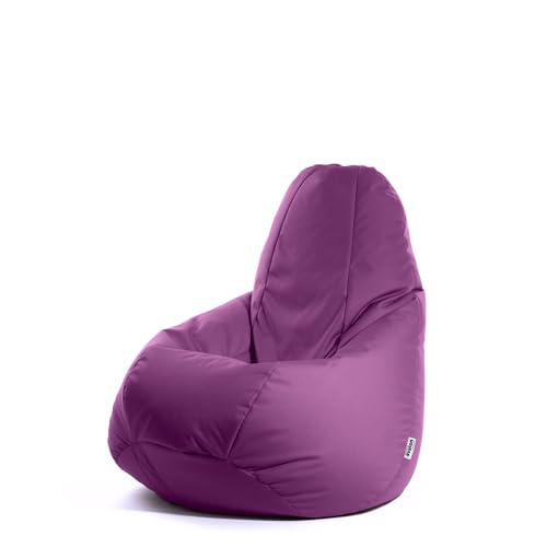 Avalon - Sitzsack Kinder Jive, Bean Bag aus Reißfestem Technischem Gewebe, Ergonomischer Gaming Sitzsack mit Füllung, Komfortable Moderne Sitzsäcke, Made in Italy (68x68x107cm, Lila) von Avalon