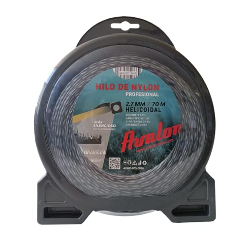 Avalon - Universal-Nylonfaden für Motorsense und Rasenmäher (2,7 mm x 70 m) von Avalon