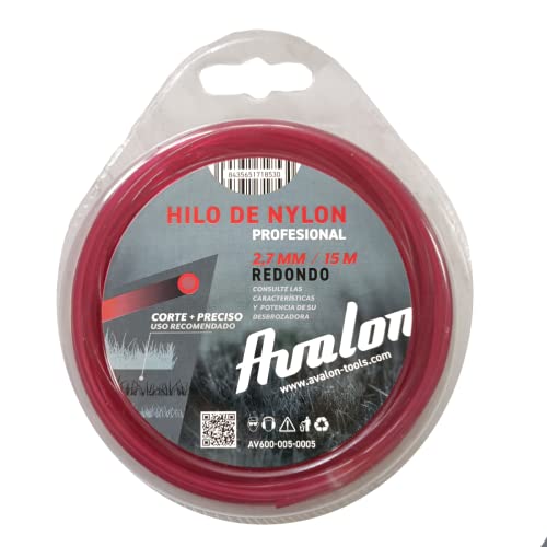 Avalon - Universal-Rundfaden für Motorsense und Rasenmäher (2,7 mm x 15 m) von Avalon