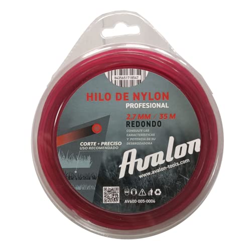 Avalon - Universal-Rundfaden für Motorsense und Rasenmäher (2,7 mm x 35 m) von Avalon