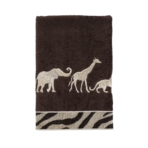 Avanti Linens - Handtuch, weiches und saugfähiges Baumwollhandtuch (Animal Parade Collection, Mokka) von Avanti Linens