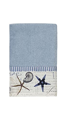 Avanti Linens Antigua-Kollektion, Baumwolle, Blauer Nebel, Handtuch von Avanti Linens