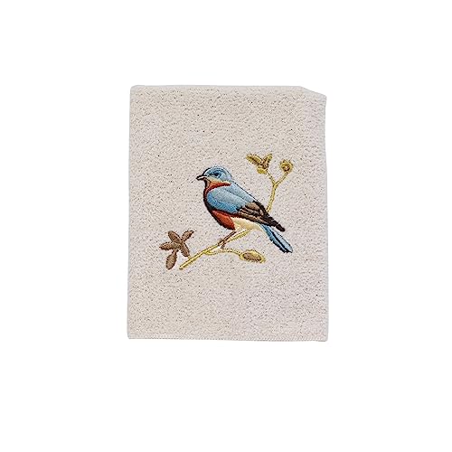 Avanti Linens - Waschlappen, weiche und saugfähige Baumwolle, von der Natur inspirierte Badezimmer-Dekor (Gilded Birds Collection) von Avanti Linens