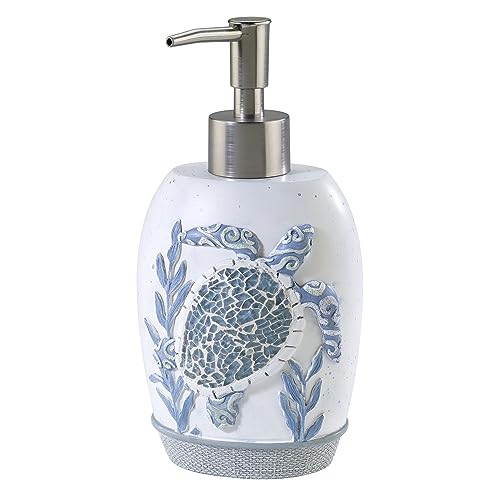 Avanti Linens Caicos Collection, Harz Glas Kunstharz, Mehrfarbig, Soap Dispenser/Lotion Pump von Avanti Linens