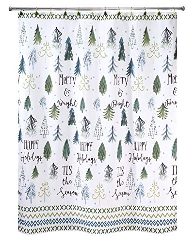 Avanti Linens Christmas Trees Weihnachtsbäume Kollektion, Polyester, Shower Curtain von Avanti Linens
