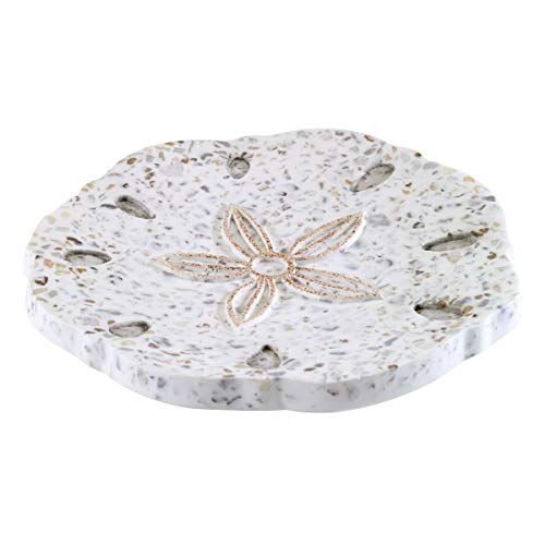 Avanti Linens Soap Dish Badezimmerzubehör für die Arbeitsplatte, Harz, (Coastal Terrazo) von Avanti Linens