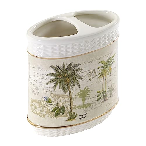 Avanti Linens Colony Palm-Kollektion, Keramik, elfenbeinfarben, 1 Count (Pack of 1) von Avanti Linens