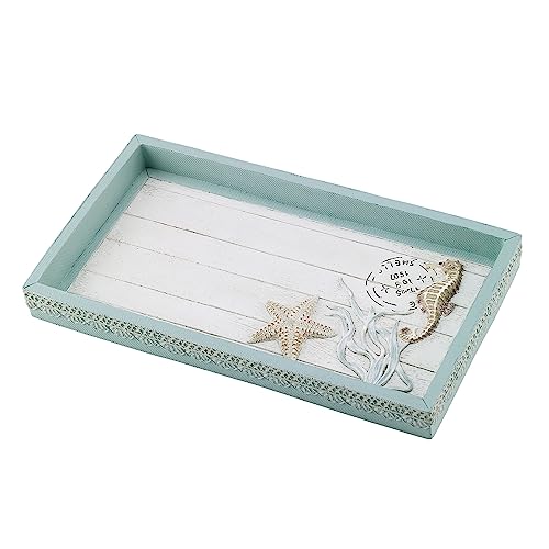 Avanti Linens Farmhouse Shell Collection, Harz Baumwolle, Mehrfarbig, 10" x 5.5" x 1" von Avanti Linens