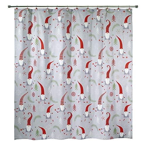 Avanti Linens GNOME Walk Holiday Collection Duschvorhang, Mehrfarbig von Avanti Linens