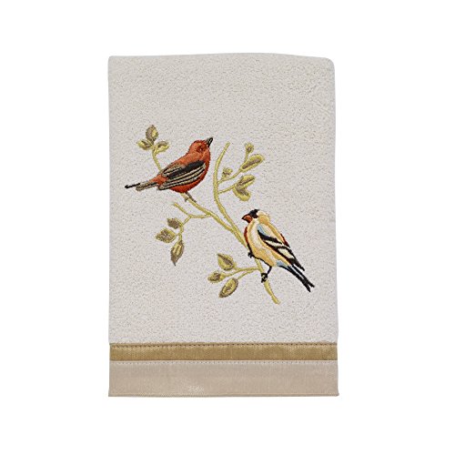 Avanti Linens - Handtuch, weiche und saugfähige Baumwolle (Gilded Birds Collection), elfenbeinfarben von Avanti Linens