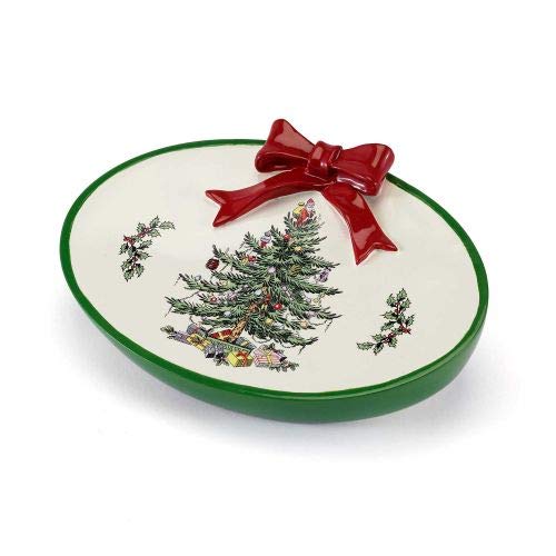 Avanti Linens Spode Weihnachtsbaum-Kollektion, Baumwolle, rot, Soap Dish von Avanti Linens