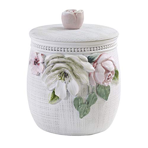 Avanti Linens Spring Garden Collection, Harz, Mehrfarbig/Meereswellen (Ocean Tides), Covered Jar von Avanti Linens