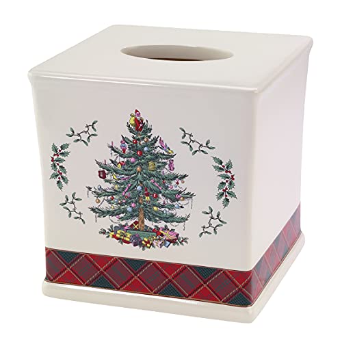 Avanti Linens Tartan Spode Weihnachtsbaum-Kollektion mit Tartanmuster, Mehrfarbig, Tissue Cover von Spode