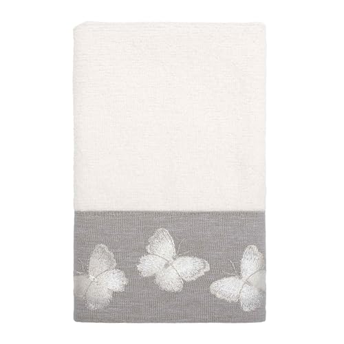 Avanti Linens Yara Collection Handtuch, verziert, Weiß von Avanti Linens