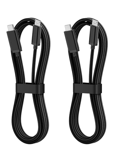2-Pack USB C auf Micro USB Kabel, Nylon Kabl Micro USB Lade-Synchronisationskabel Kompatibel mit Samsung Galaxy S7/S6/J7/J3, LG, PS4, Kindle, PS4 Xbox Controller,DJI, Android Phone (1M, Schwarz) von Avatcen