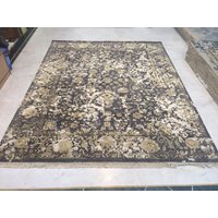 8 "' 1 X 10 2 Jaipur Handgeknüpfter Teppich Aus Reiner Wolle Und Seide von AvediDesigns