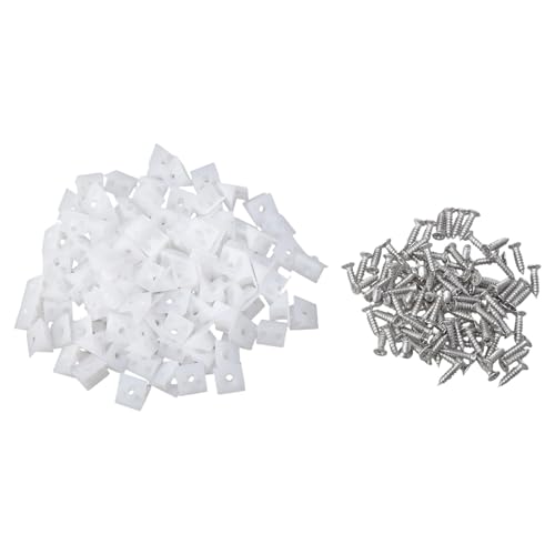 100/150pcs Schublade Kunststoffwinkelcode Halterung Förderer Möbel Brustschublade Boden Reparatur Reparierende Reparaturkeile Fixes Reparaturschnitte 100/150pcs Schublade Kunststoffwinkelcode Halterung Förderer Möbel Brustschublade Boden Reparatur Reparierende Reparaturkeile Fixes Reparaturschnitte von Avejjbaey