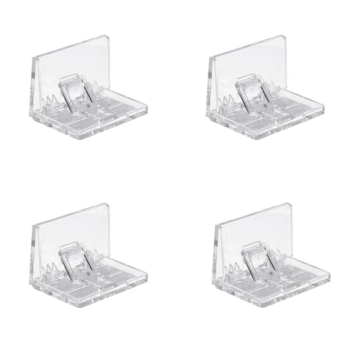 4PCS Fenster Sperren Untergespeicherte Sicherheitsstopper Einfach Installation Sturdige ABS Materialien Für Schieben Von Casement Fenster Fensterbegrenzer Installation von Avejjbaey