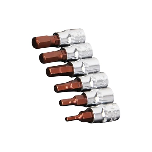 6 Teilige Industrieklassen Auswirkungen Auf Steckdosen Kollektion Sockets Bit Für Mechanik Und Technische Wartungskleidung Resistent Sockets Tool von Avejjbaey