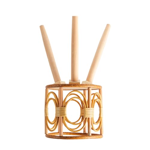 Avejjbaey Boden Vase Pflanze St. Stroh Blumentöpfe Display Topfregal Rattan Blumenkorb Pflanzer Für Hausgarten Dekore Rattan Blumentopfhalter Stuhl von Avejjbaey