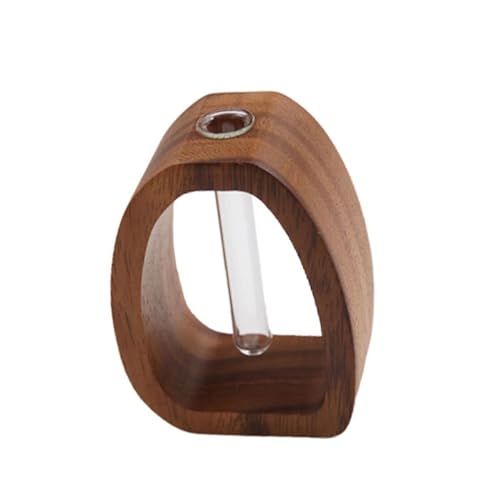 Avejjbaey Elegante Walnussvase Für Blütenanzeige Mit Natürlichen Mustern Ideal Für Home Decoration Blumal Arrangement Topf von Avejjbaey