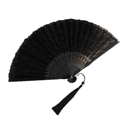 Avejjbaey Faltbare Blumenspitzen Stoff Handlüfter Tragbare Dekorative Requisiten Chinesische Handheld Fan Für Event Festivals Feiern Geschenktanzparty Fan Mit Spitzendesign Avejjbaey Faltbare Blumenspitzen Stoff Handlüfter Tragbare Dekorative Requisiten Chinesische Handheld Fan Für Event Festivals Feiern Geschenktanzparty Fan Mit Spitzendesign von Avejjbaey