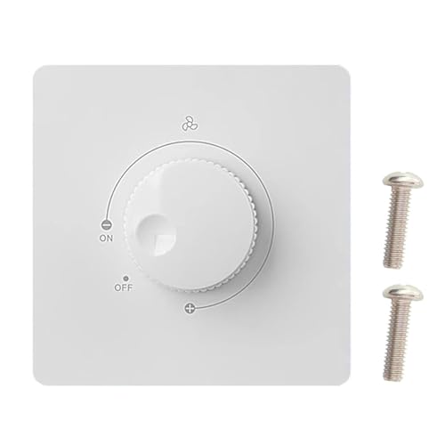 Avejjbaey Mehrzweck Deckenlüfter Wandmontage Drehsteuerungen Einstellbare Geschwindigkeitsregler 120W 500W 220 V 10.0a Easy Installion Easy Installion Lüftergeschwindigkeit Controller Avejjbaey Mehrzweck Deckenlüfter Wandmontage Drehsteuerungen Einstellbare Geschwindigkeitsregler 120W 500W 220 V 10.0a Easy Installion Easy Installion Lüftergeschwindigkeit Controller von Avejjbaey