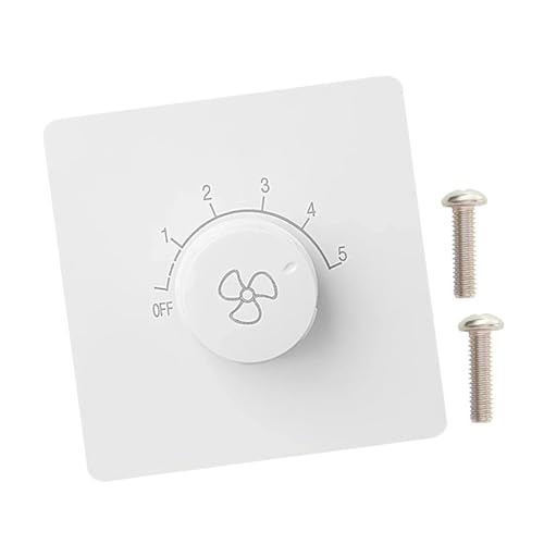 Avejjbaey Mehrzweck Deckenlüfter Wandmontage Drehsteuerungen Einstellbare Geschwindigkeitsregler 120W 500W 220 V 10.0a Easy Installion Easy Installion Lüftergeschwindigkeit Controller von Avejjbaey