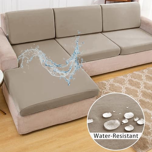 Avejjbaey Milchseidensofa Kissenbezüge Mit Hohen Elastizität Und Wasserbeständigkeit Für Haustierfreundliche Häuser Milchseide Stoff Slipleiche von Avejjbaey