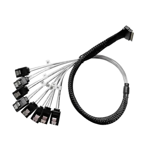 Avejjbaey PCIE Ultraports Slimline SAS4.0 SFF 8654 8i Auf 8Port SFF 8087 MiniSAS Schnelles Datenkabel Für Server Workstations Avejjbaey PCIE Ultraports Slimline SAS4.0 SFF 8654 8i Auf 8Port SFF 8087 MiniSAS Schnelles Datenkabel Für Server Workstations von Avejjbaey